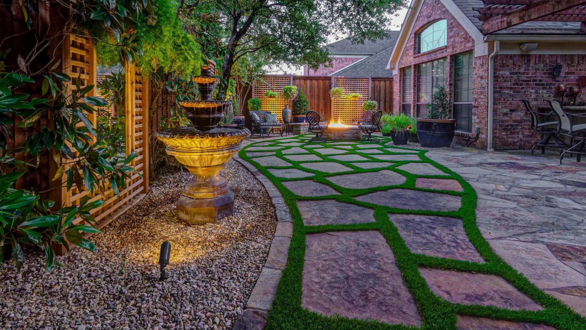 Services Landscape Lighting Hurley Lawns